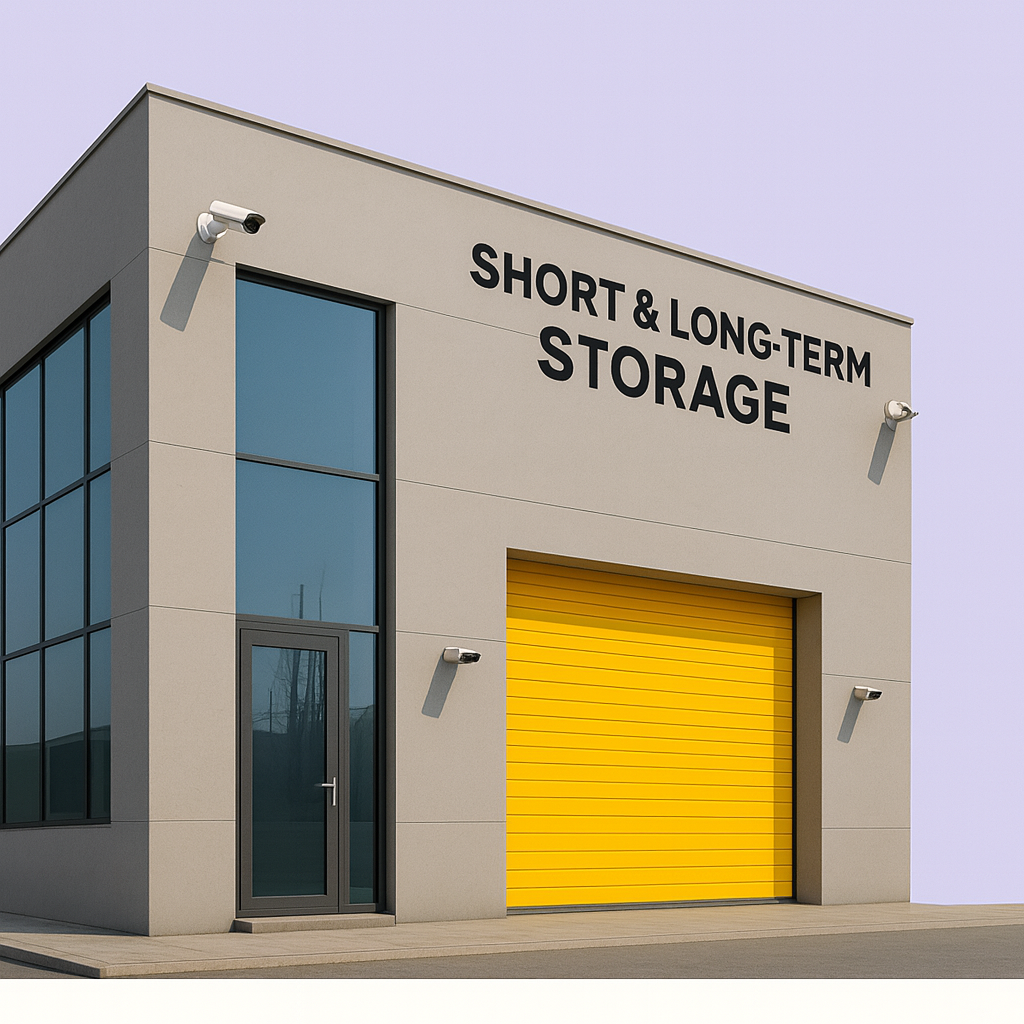 Short and long term luggage storage