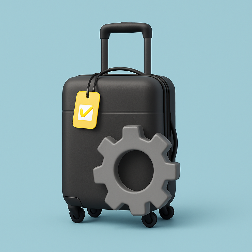 Hotel and holiday rental luggage service